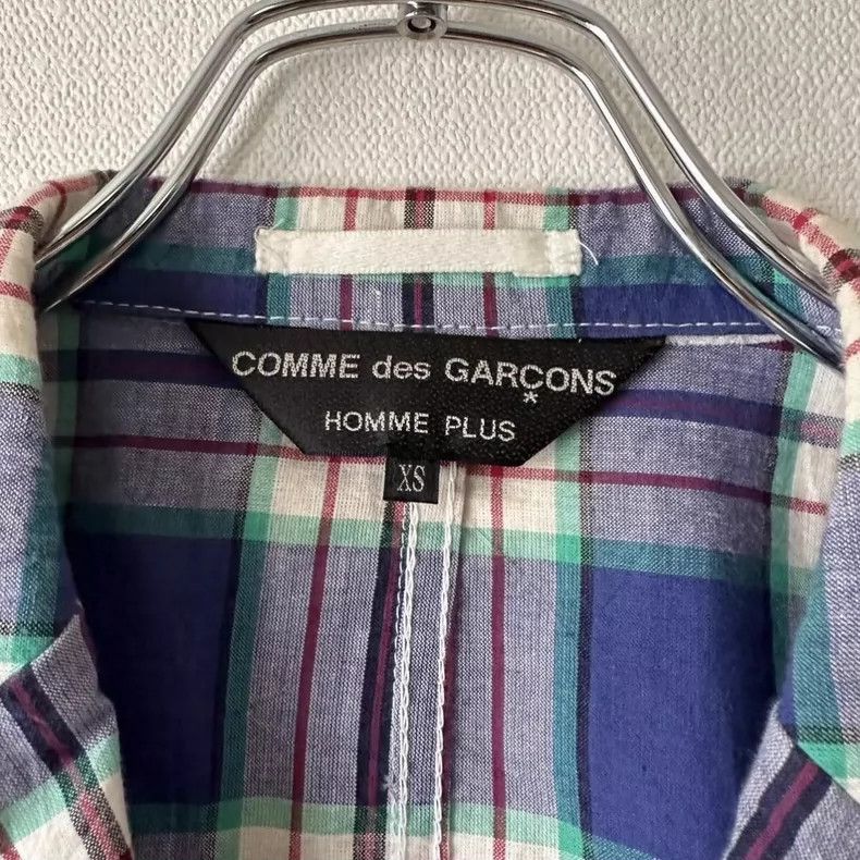 Comme des Garcons rare vintage plaid patchwork jacket Size US XS / EU 42 / 0 - 6 Thumbnail