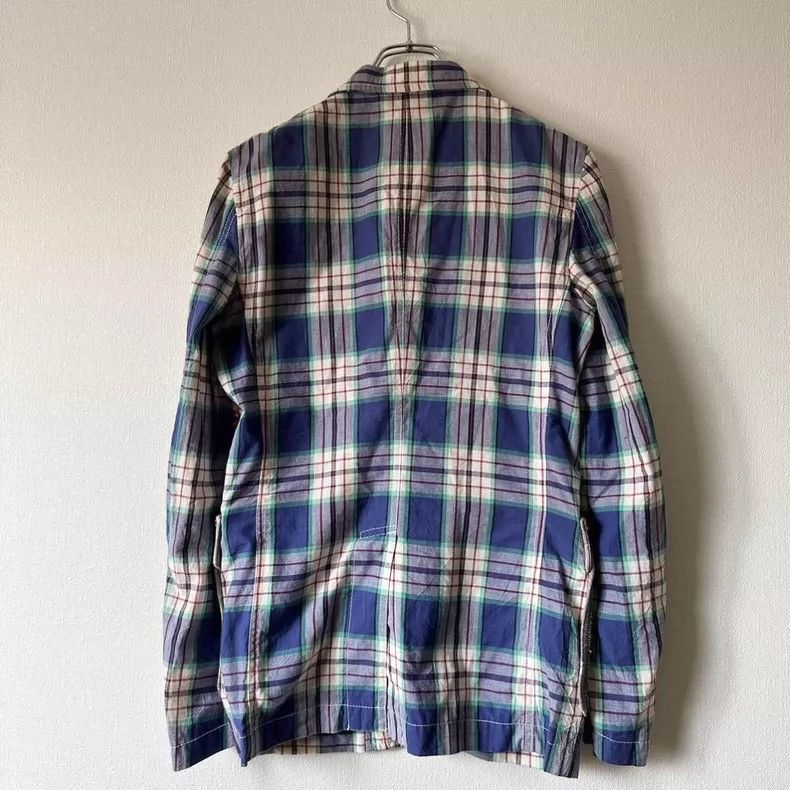 Comme des Garcons rare vintage plaid patchwork jacket Size US XS / EU 42 / 0 - 2 Thumbnail