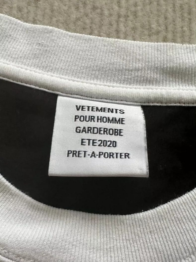 Vetements vetements unisex layered t-shirt with logo Size US M / EU 48-50 / 2 - 2 Thumbnail