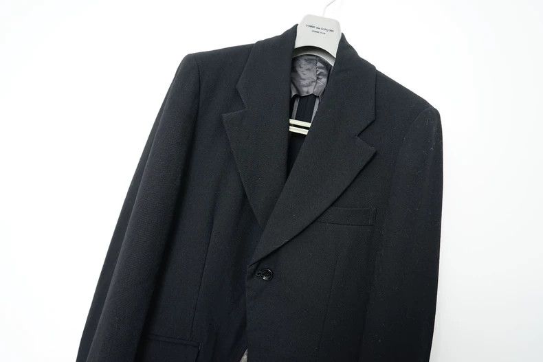 Comme des Garcons asymmetrical wool suit jacket by comme des garcons Size US S / EU 44-46 / 1 - 5 Thumbnail