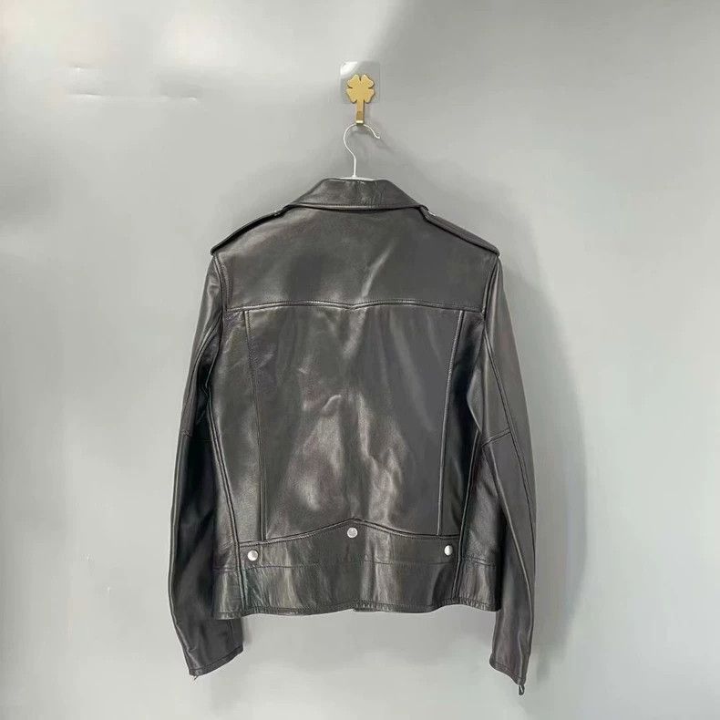 Saint Laurent Paris saint laurent men's leather motorcycle jacket Size US L / EU 52-54 / 3 - 2 Thumbnail