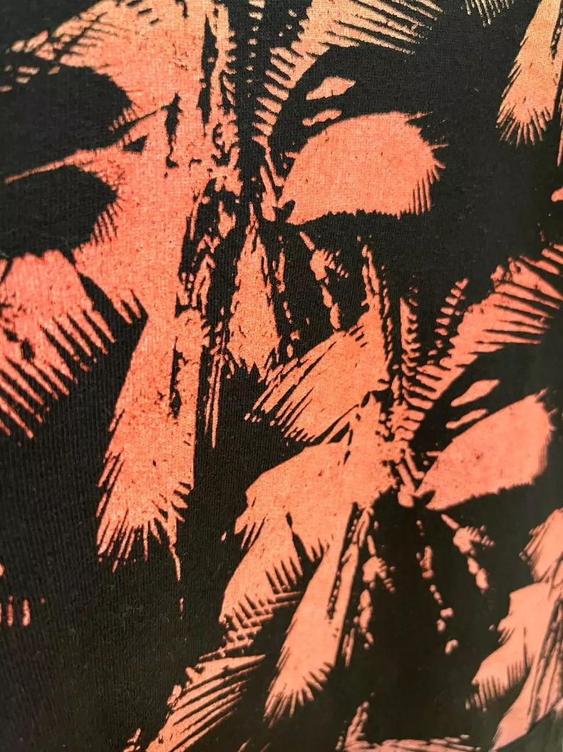 Saint Laurent Paris saint laurent palm print hoodie in medium Size US M / EU 48-50 / 2 - 4 Thumbnail