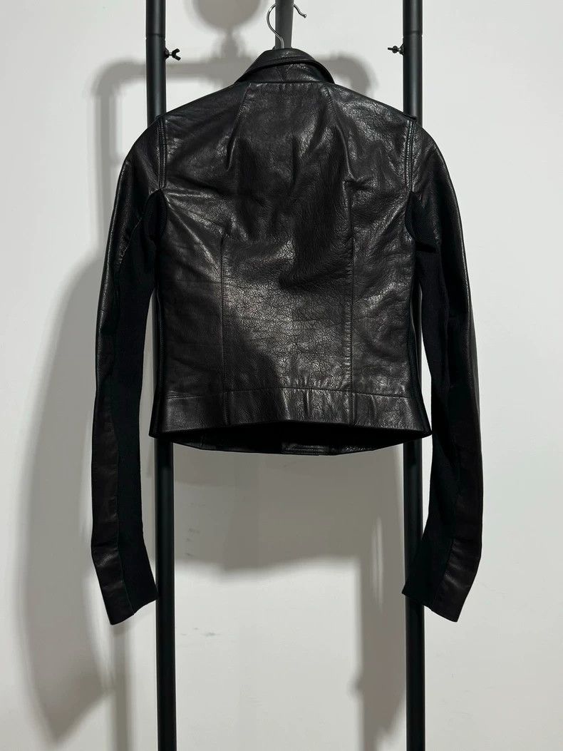 Rick Owens rick owens women’s black leather biker jacket Size US M / EU 48-50 / 2 - 2 Thumbnail