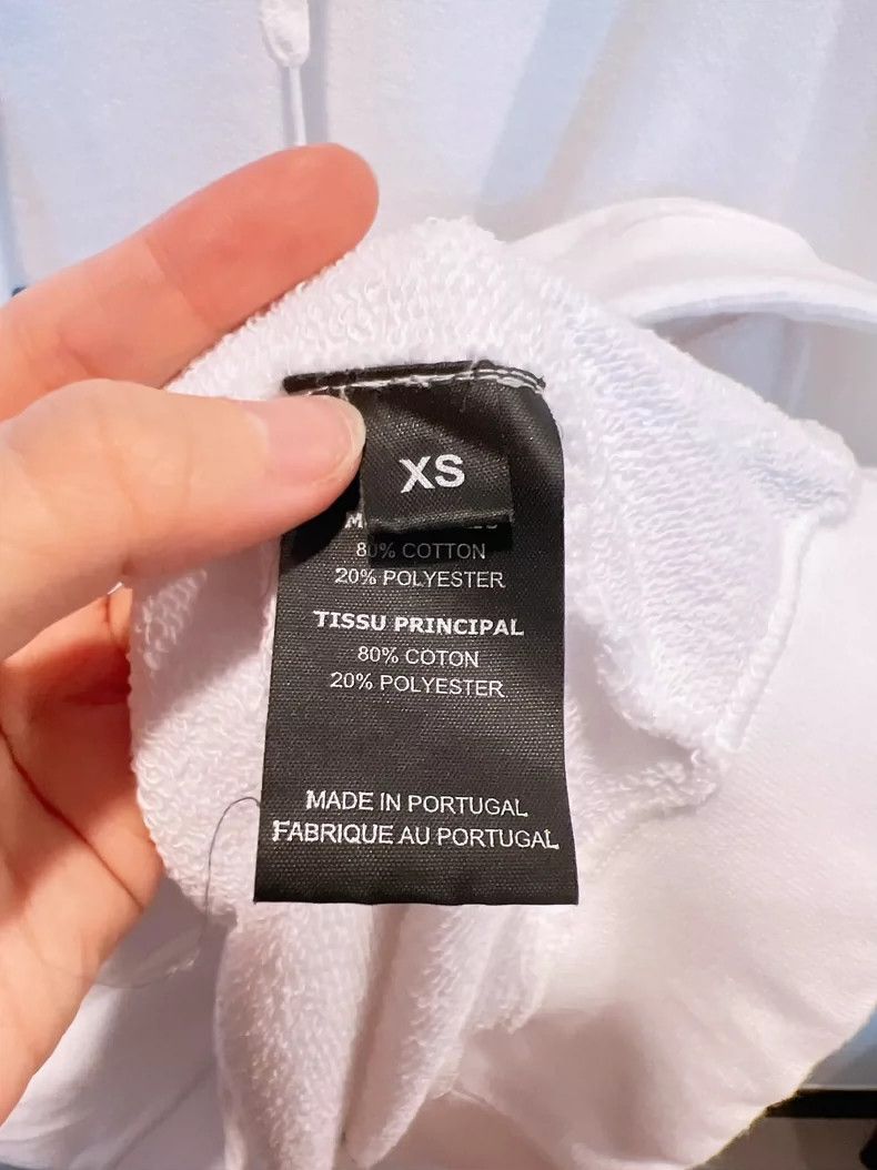Vetements vetements white hooded sweatshirt with rainbow embroidery Size US XS / EU 42 / 0 - 7 Thumbnail