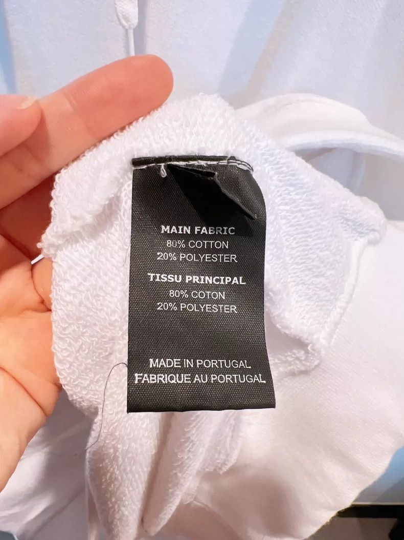 Vetements vetements white hooded sweatshirt with rainbow embroidery Size US XS / EU 42 / 0 - 8 Thumbnail