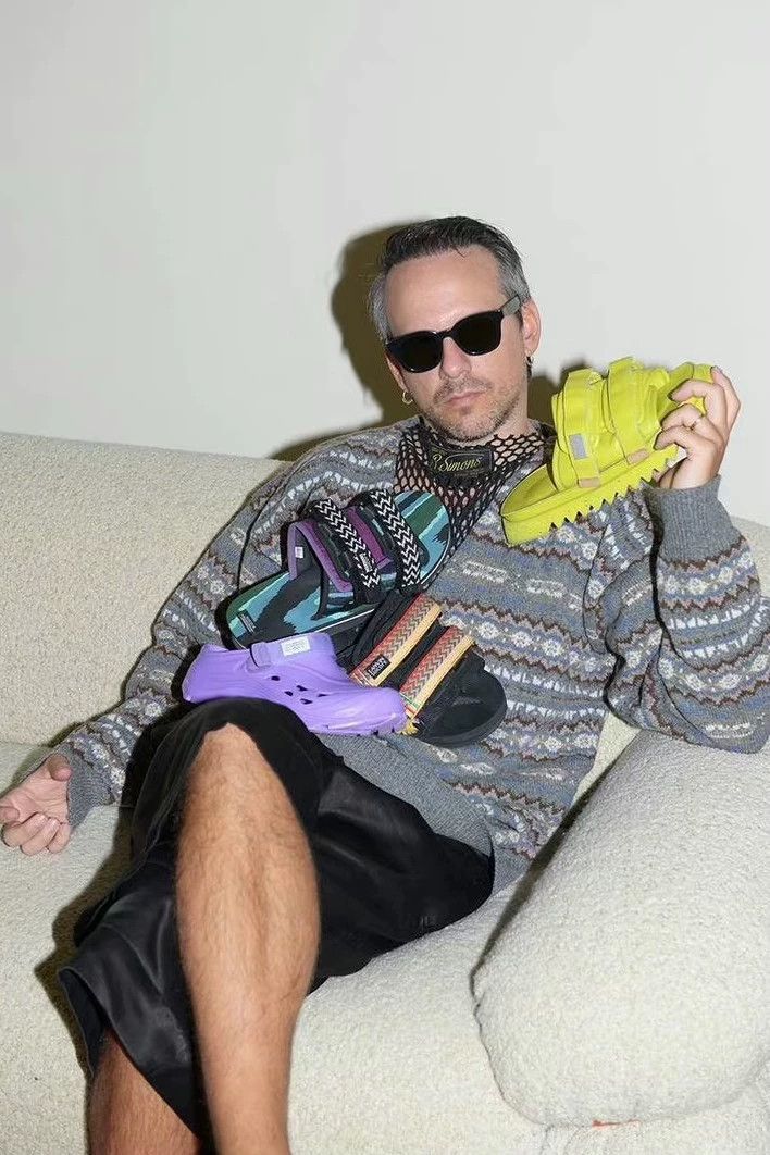 Raf Simons raf simons patterned knit sweater in gray Size US M / EU 48-50 / 2 - 6 Thumbnail