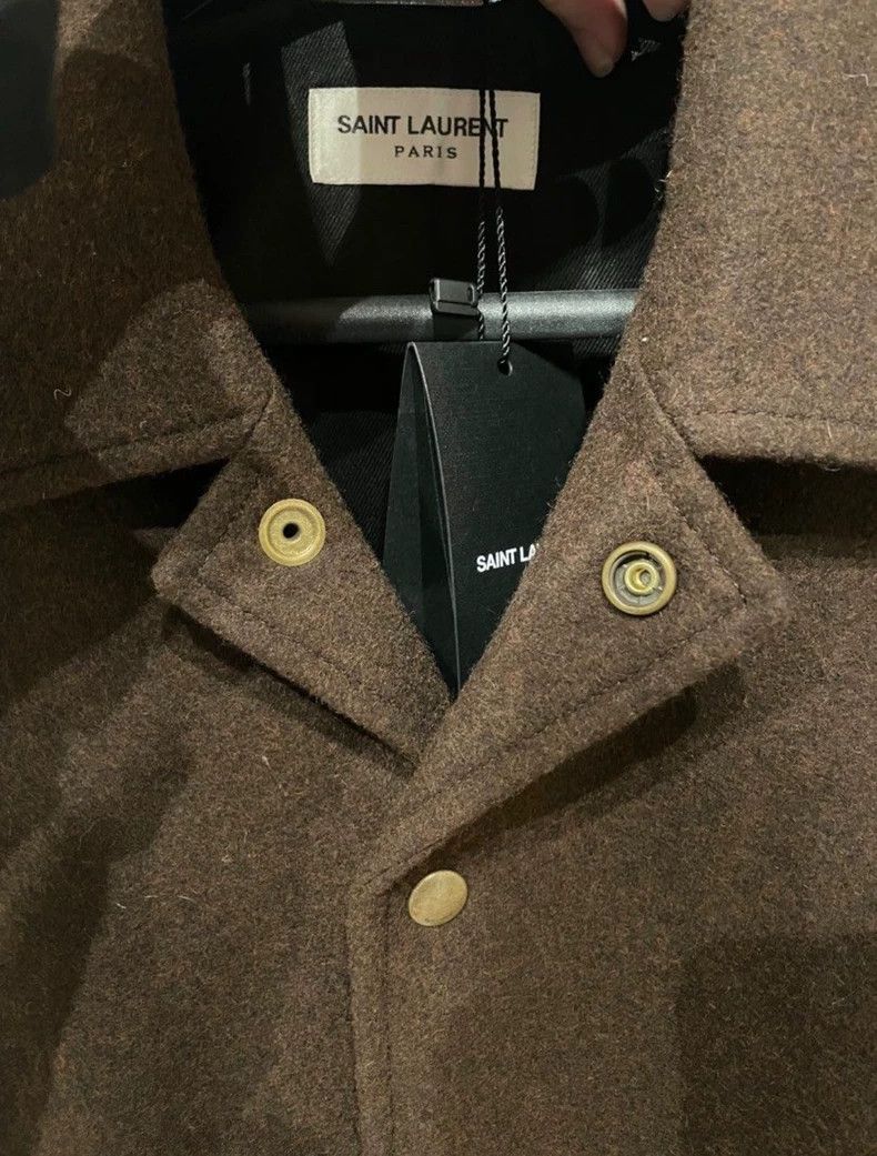 Saint Laurent Paris saint laurent brown wool jacket size 48 Size US L / EU 52-54 / 3 - 5 Thumbnail