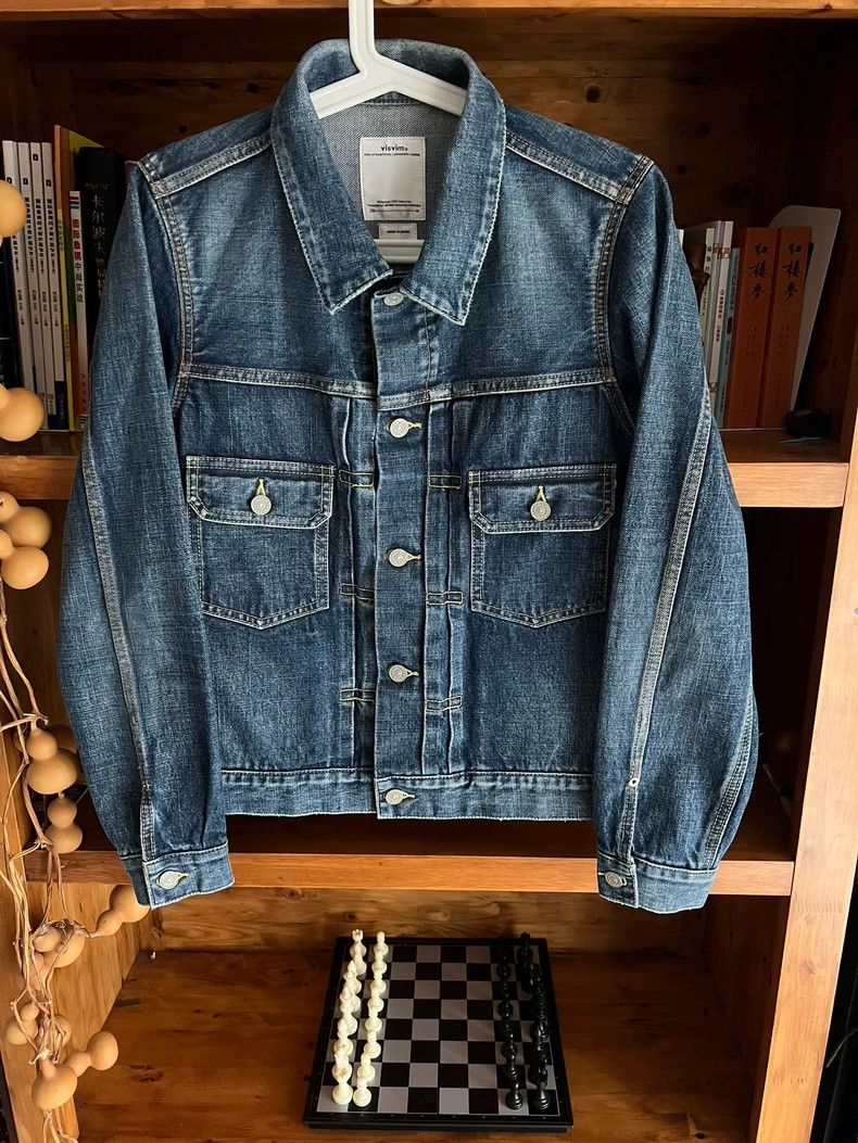 Visvim visvim denim jacket in navy blue Size US S / EU 44-46 / 1 - 4 Thumbnail