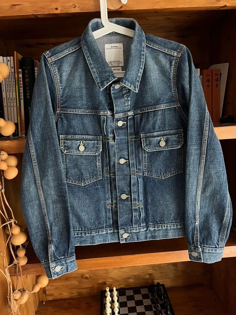 Visvim visvim denim jacket in navy blue Size US S / EU 44-46 / 1 - 2 Thumbnail