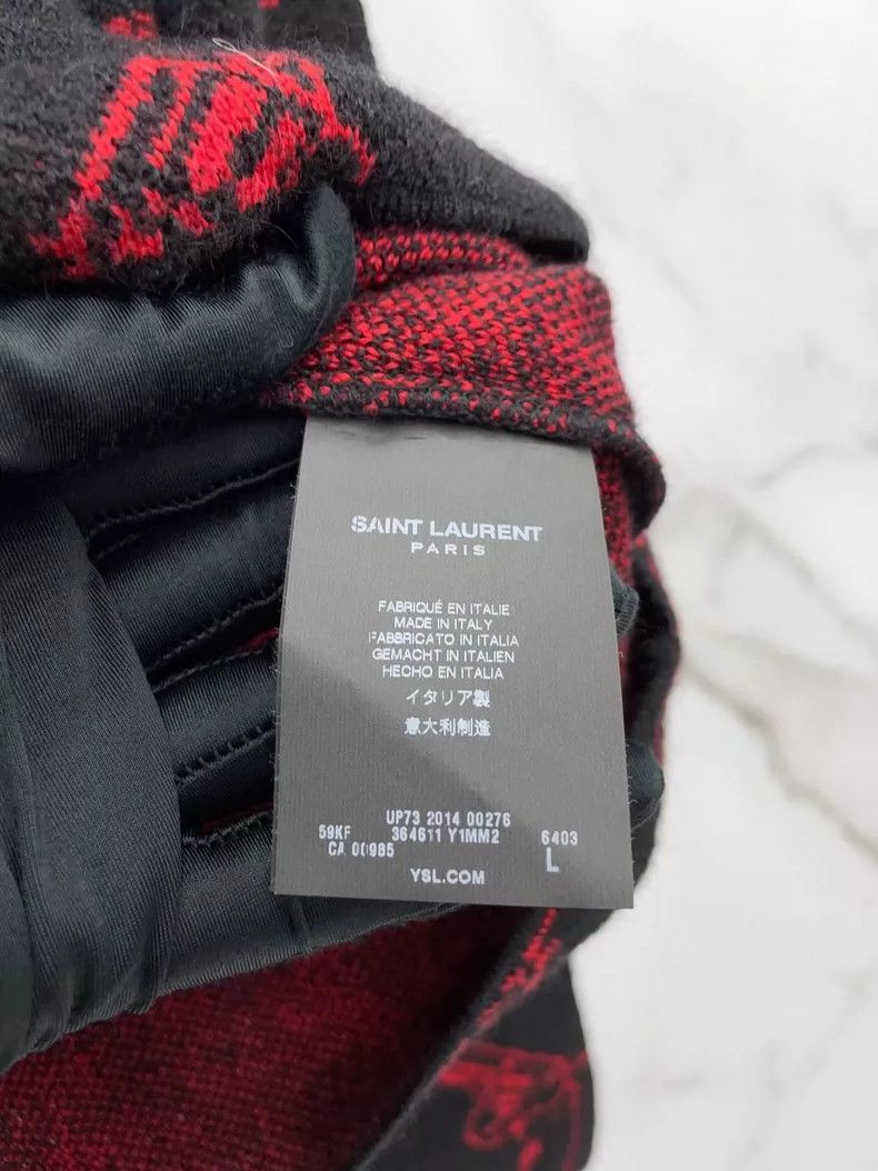 Saint Laurent Paris saint laurent handgun print sweater in black Size US L / EU 52-54 / 3 - 7 Thumbnail