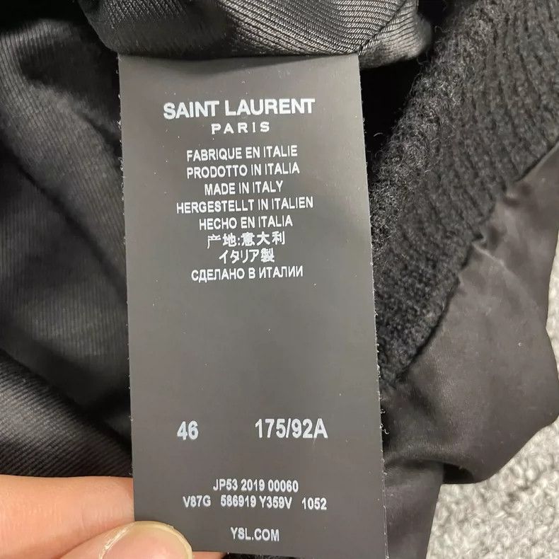 Saint Laurent Paris saint laurent galaxy print baseball jacket Size US M / EU 48-50 / 2 - 7 Thumbnail