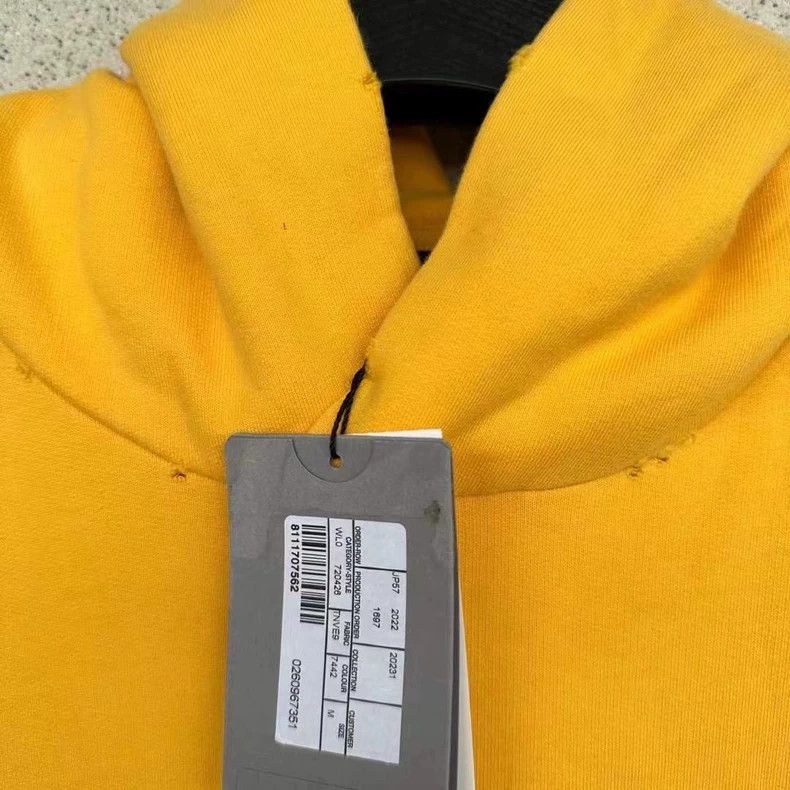 Balenciaga balenciaga yellow graffiti logo hoodie Size US M / EU 48-50 / 2 - 3 Thumbnail