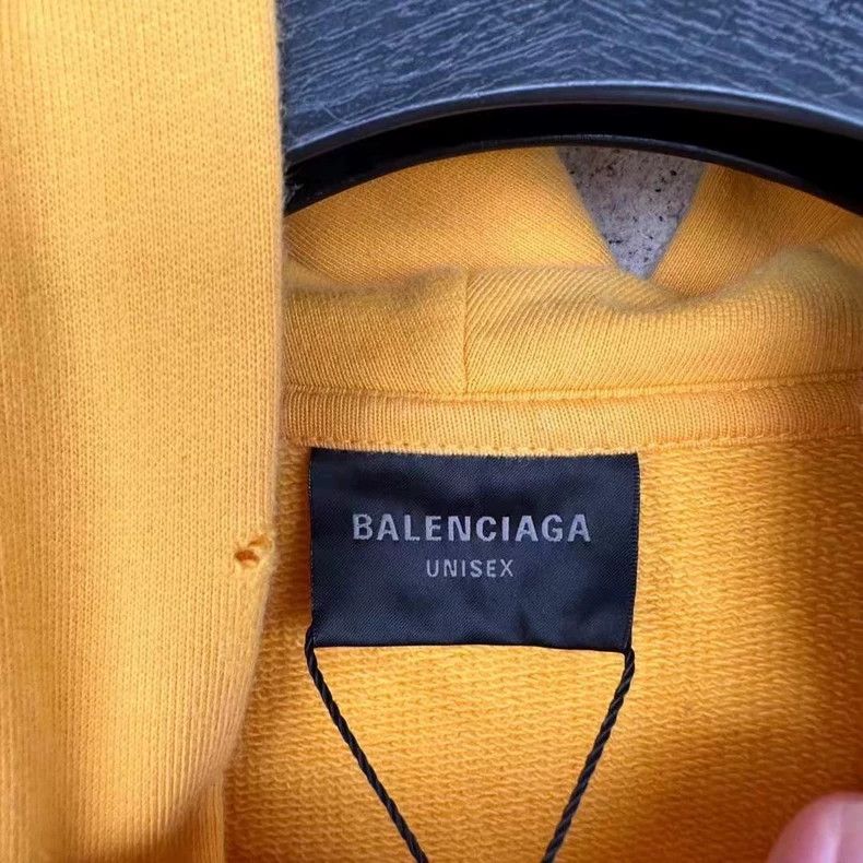 Balenciaga balenciaga yellow graffiti logo hoodie Size US M / EU 48-50 / 2 - 4 Thumbnail