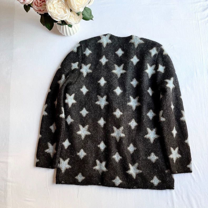 Saint Laurent Paris saint laurent star patterned cardigan, xl Size US XL / EU 56 / 4 - 2 Thumbnail