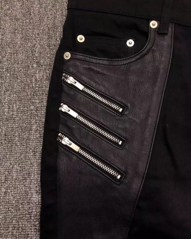 Saint Laurent Paris saint laurent five-zip black denim pants Size US 29 - 2 Thumbnail