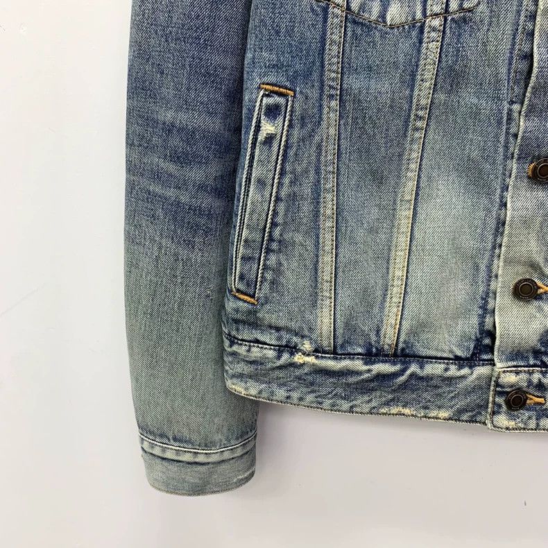 Yves Saint Laurent yves saint laurent blue denim jacket Size US S / EU 44-46 / 1 - 4 Thumbnail
