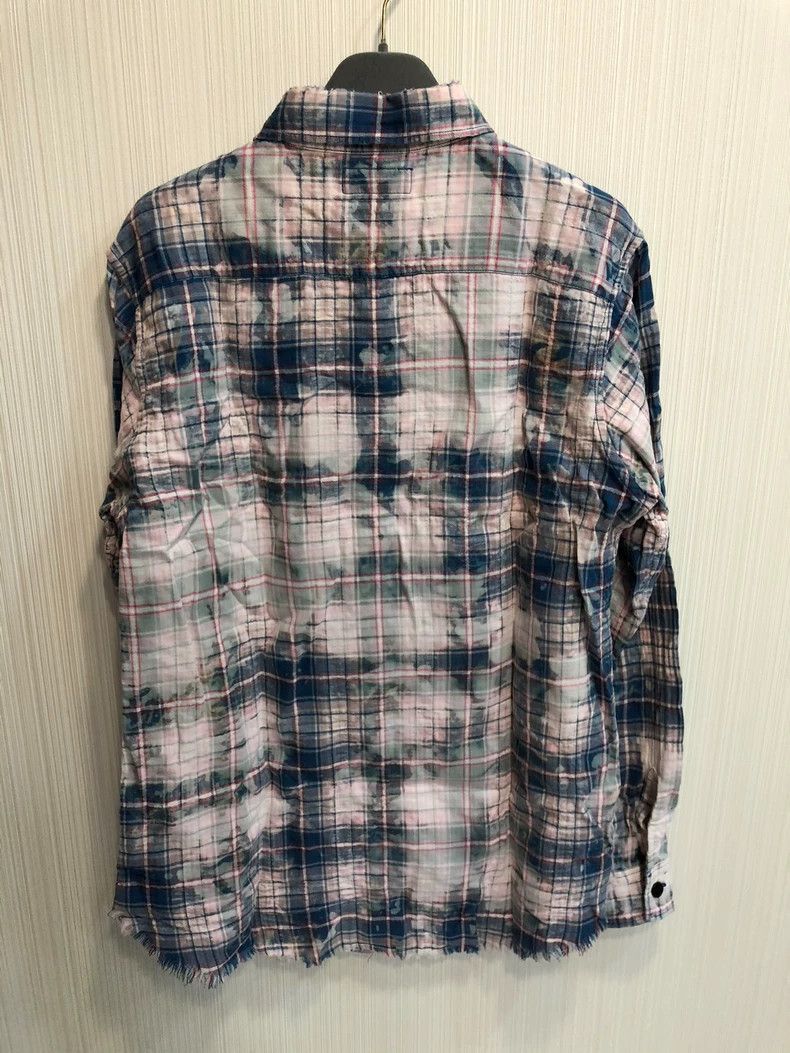 Saint Laurent Paris saint laurent distressed plaid button-up shirt Size US M / EU 48-50 / 2 - 4 Thumbnail