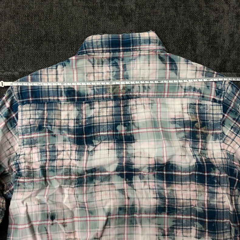 Saint Laurent Paris saint laurent distressed plaid button-up shirt Size US M / EU 48-50 / 2 - 6 Thumbnail