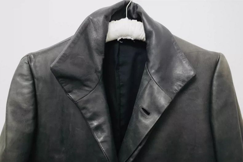 Carol Christian Poell Carol Christian Poell Leather Coat from 2001 Size US L / EU 52-54 / 3 - 3 Thumbnail