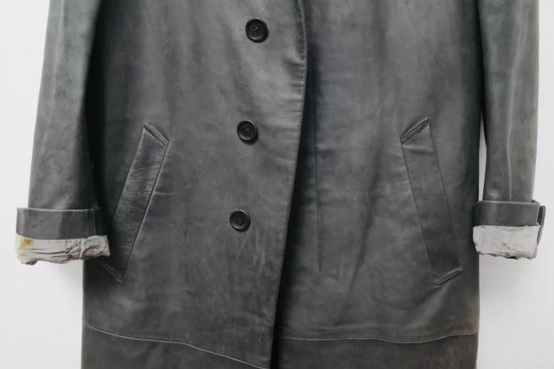Carol Christian Poell Carol Christian Poell Leather Coat from 2001 Size US L / EU 52-54 / 3 - 4 Thumbnail