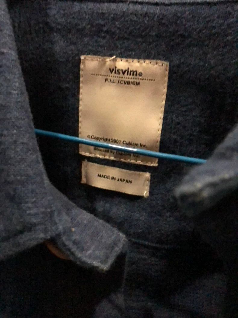 Visvim visvim elk flannel shirt in navy blue Size US S / EU 44-46 / 1 - 2 Thumbnail