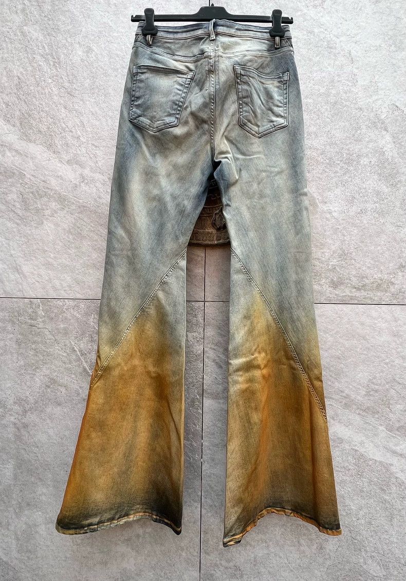 Rick Owens Rick Owens Gradient Flared Denim Pants Size US 31 - 2 Thumbnail