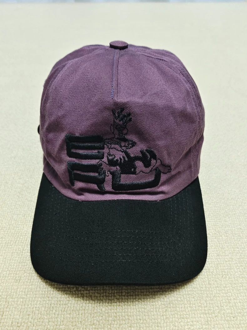 Enfants Riches Deprimes embroidered rabbit cap in black and purple Size ONE SIZE - 3 Thumbnail