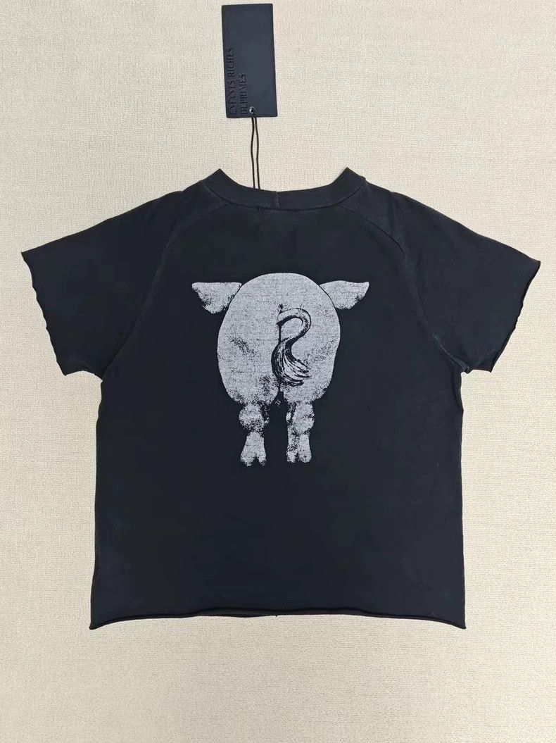 Enfants Riches Deprimes half pig half human graphic short sleeve tee Size US S / EU 44-46 / 1 - 2 Thumbnail