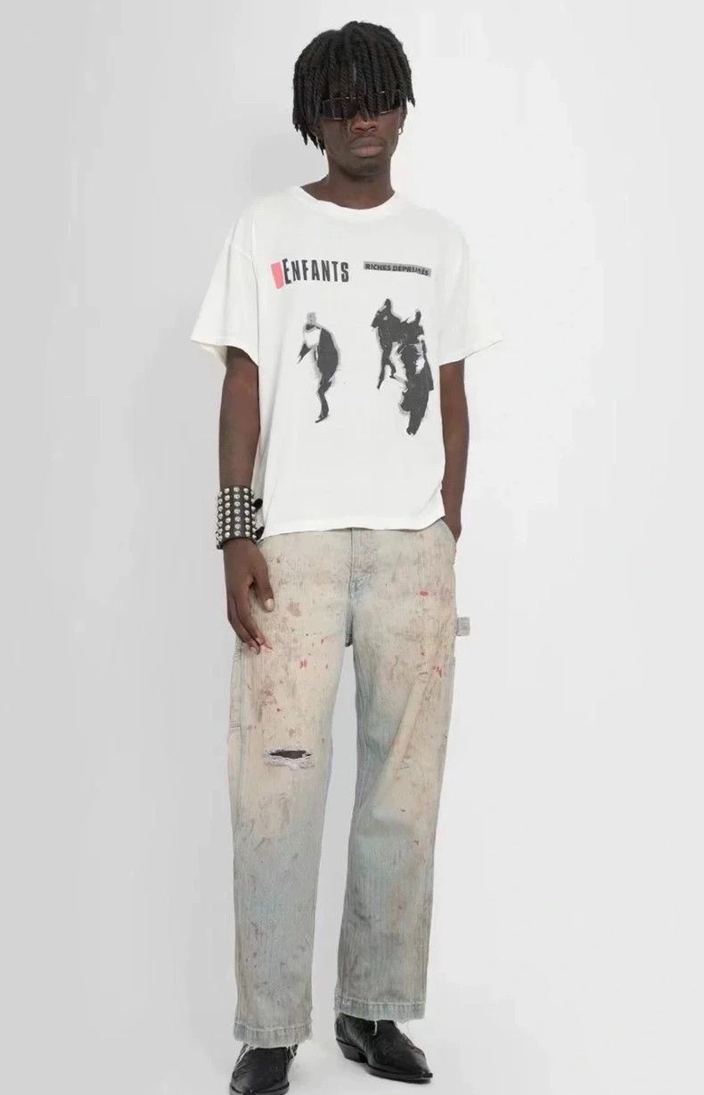 Enfants Riches Deprimes White Graphic Short Sleeve T-Shirt