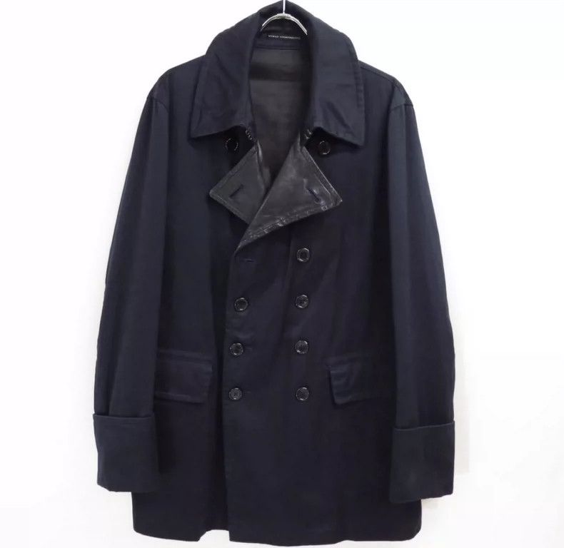 Yohji Yamamoto yohji yamamoto double-breasted leather coat Size US L / EU 52-54 / 3 - 5 Thumbnail
