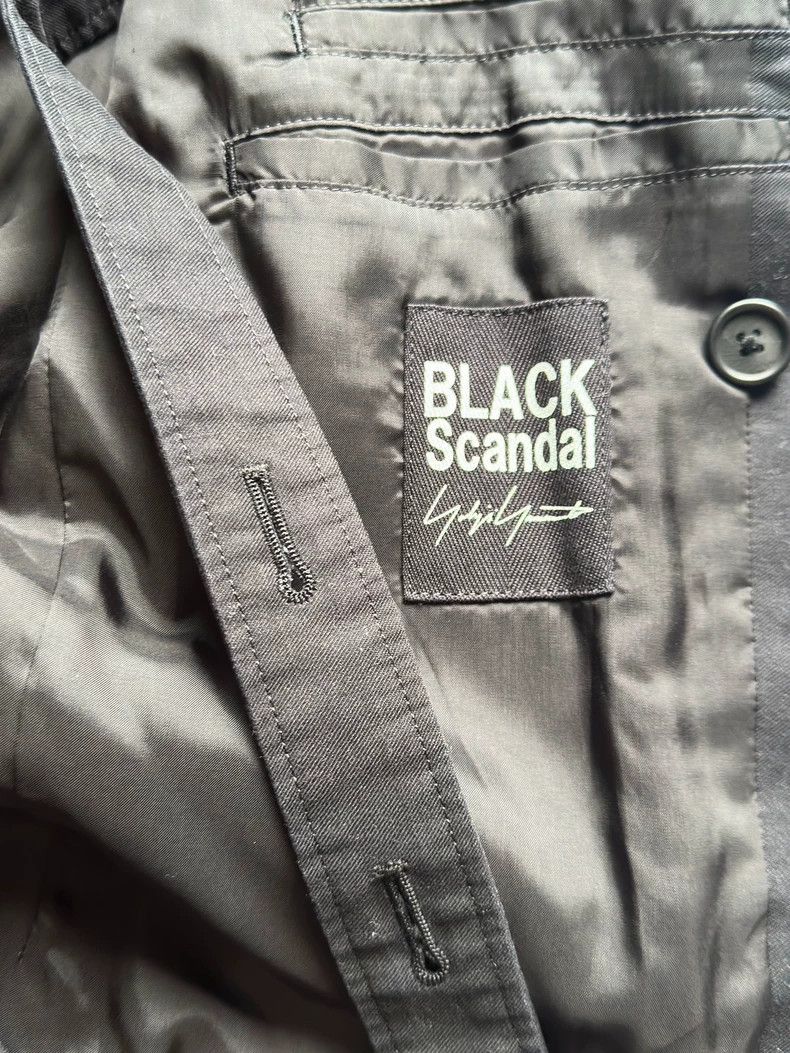 Yohji Yamamoto yohji yamamoto black embroidered coat Size US M / EU 48-50 / 2 - 5 Thumbnail