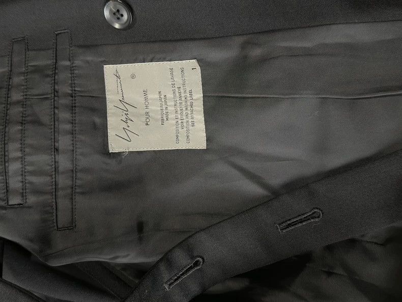 Yohji Yamamoto yohji yamamoto pour homme embroidered wool coat Size US M / EU 48-50 / 2 - 4 Thumbnail