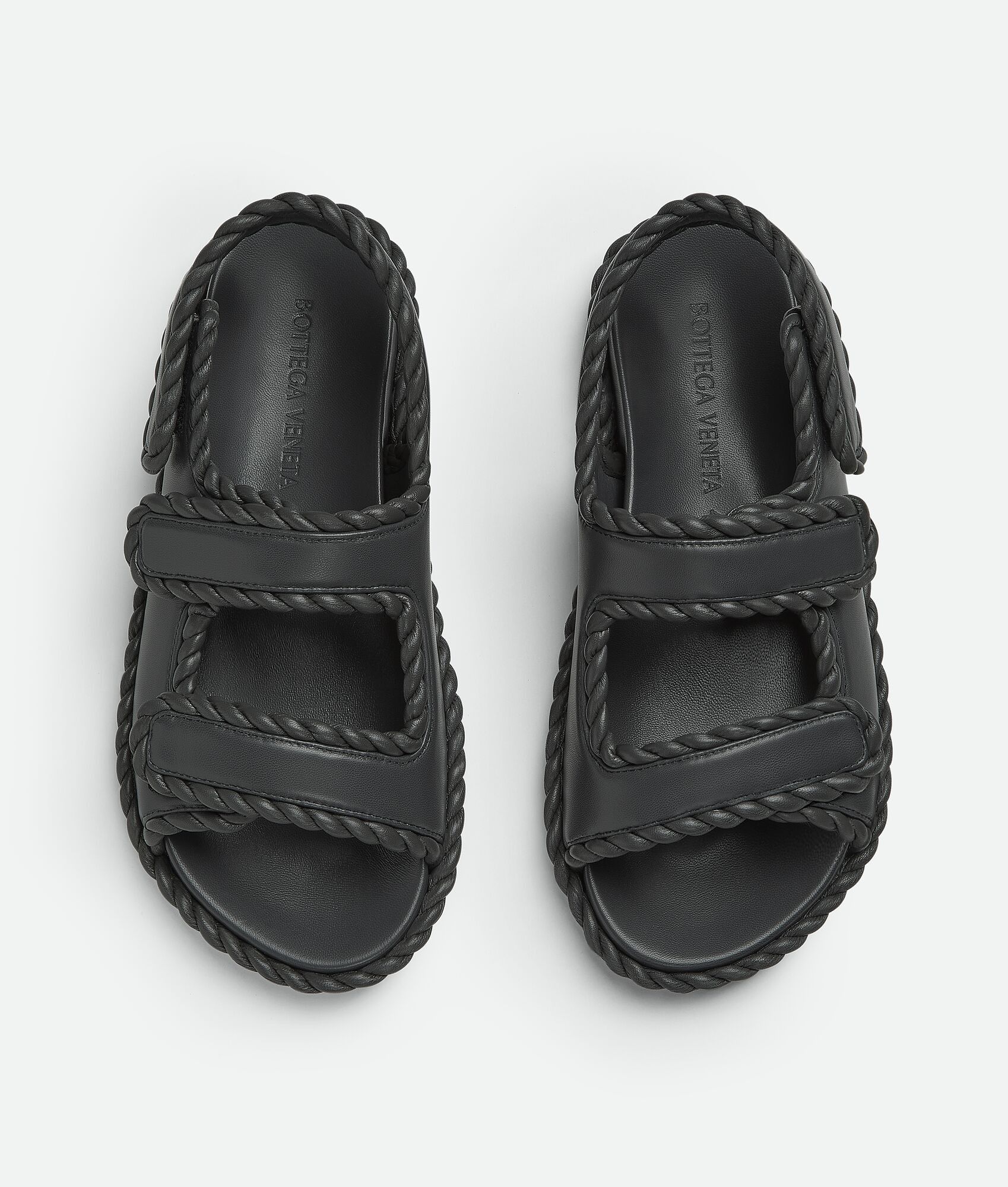 Bottega Veneta jack flat sandal black Size US 8 / IT 38 - 4 Thumbnail
