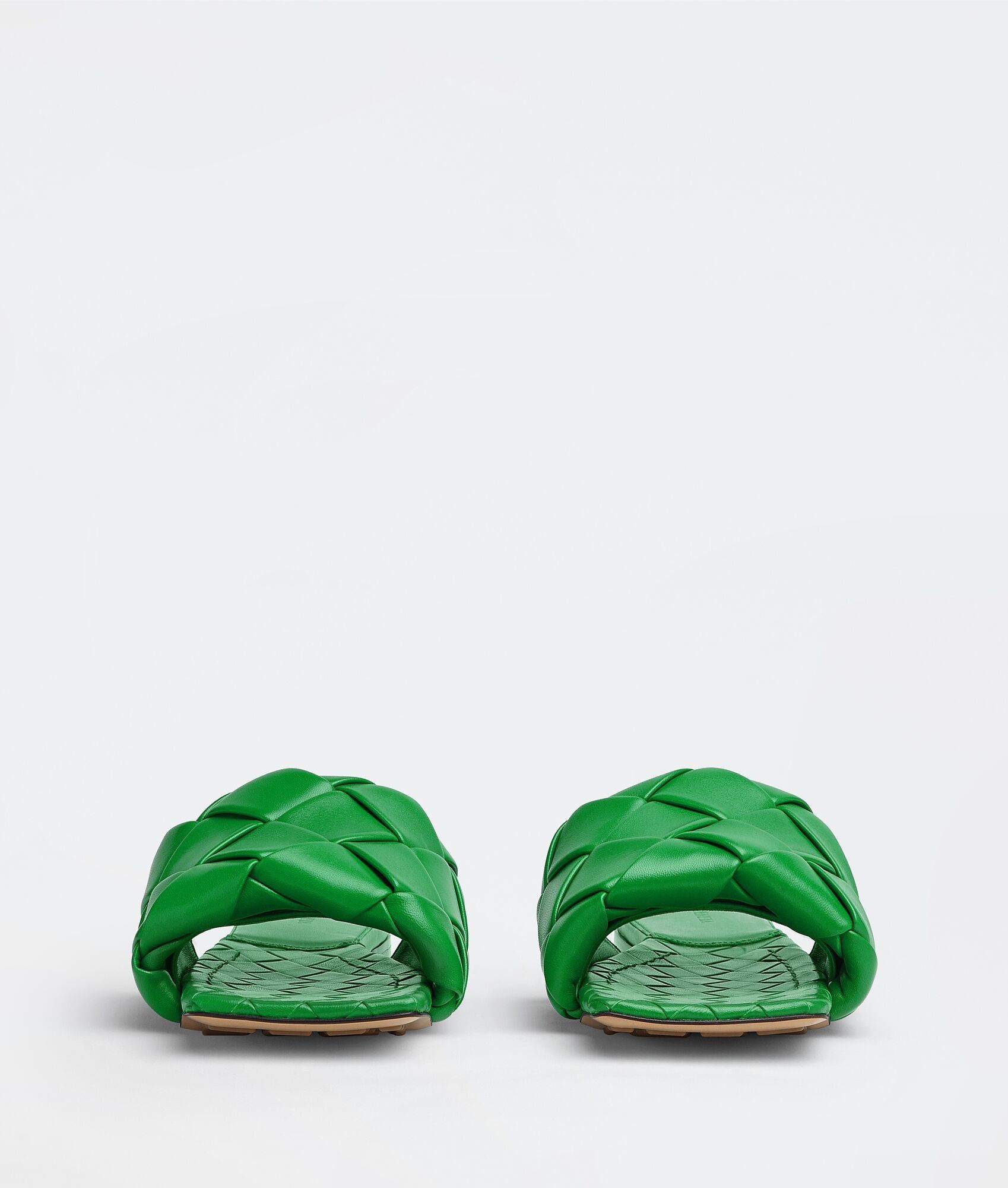 Bottega Veneta lido flat sandals grass Size US 5 / IT 35 - 2 Thumbnail