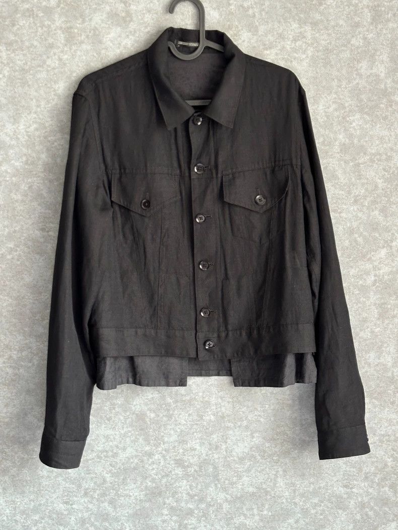 Yohji Yamamoto yohji yamamoto pour homme black cropped jacket Size US M / EU 48-50 / 2 - 3 Thumbnail