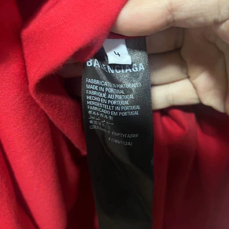 Balenciaga balenciaga x adidas red short sleeve t-shirt Size US M / EU 48-50 / 2 - 4 Thumbnail