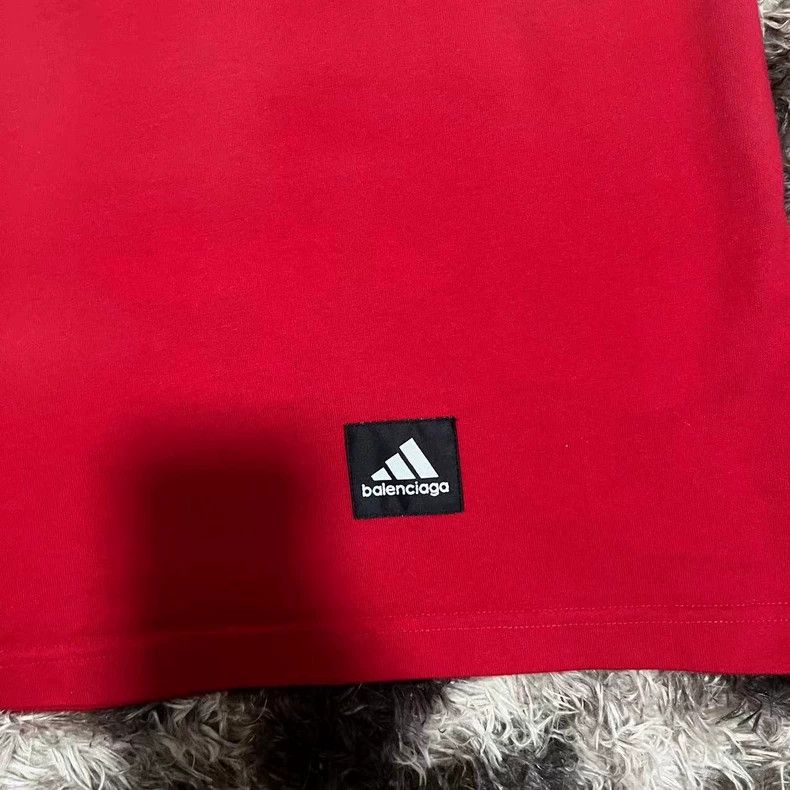 Balenciaga balenciaga x adidas red short sleeve t-shirt Size US M / EU 48-50 / 2 - 2 Thumbnail