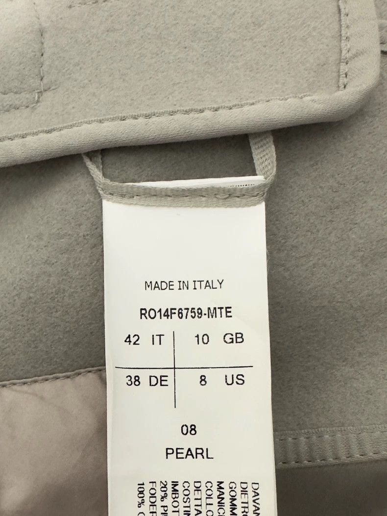 Rick Owens rick owens gray wool and leather jacket Size US M / EU 48-50 / 2 - 4 Thumbnail