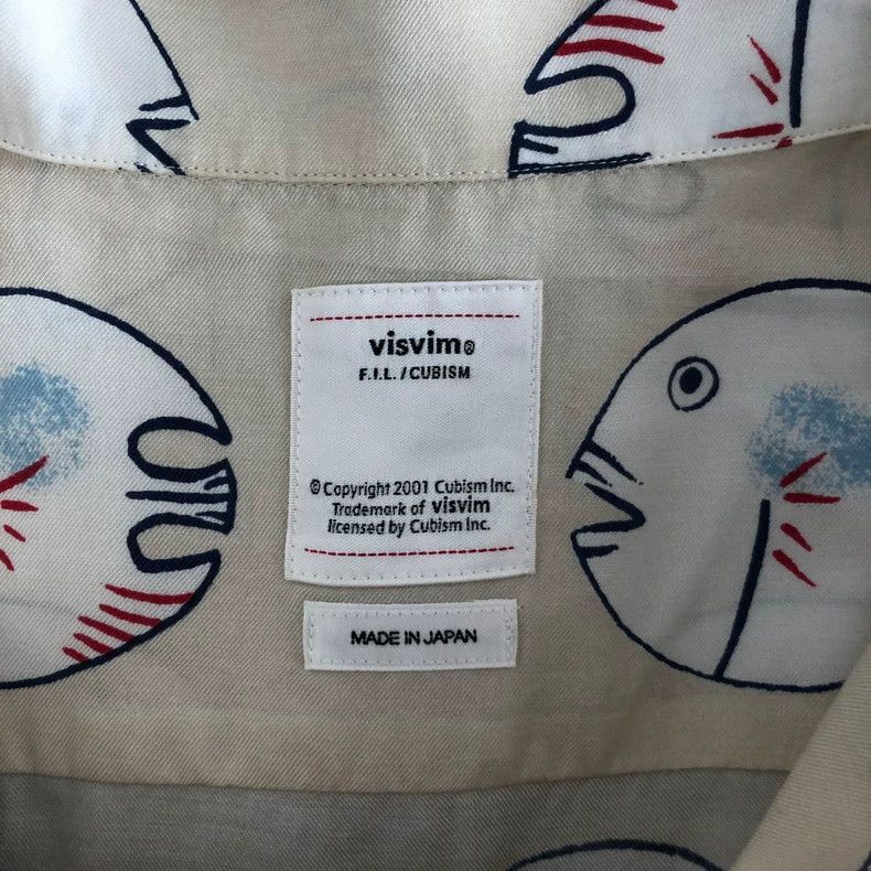 Visvim visvim free edge short sleeve fishy shirt Size US M / EU 48-50 / 2 - 6 Thumbnail