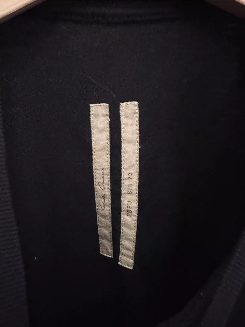 Rick Owens rick owens black oversized shoulder t-shirt Size US L / EU 52-54 / 3 - 5 Thumbnail