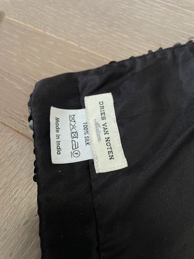 Dries Van Noten embroidered silk cropped top by dries van noten Size US M / EU 48-50 / 2 - 8 Thumbnail