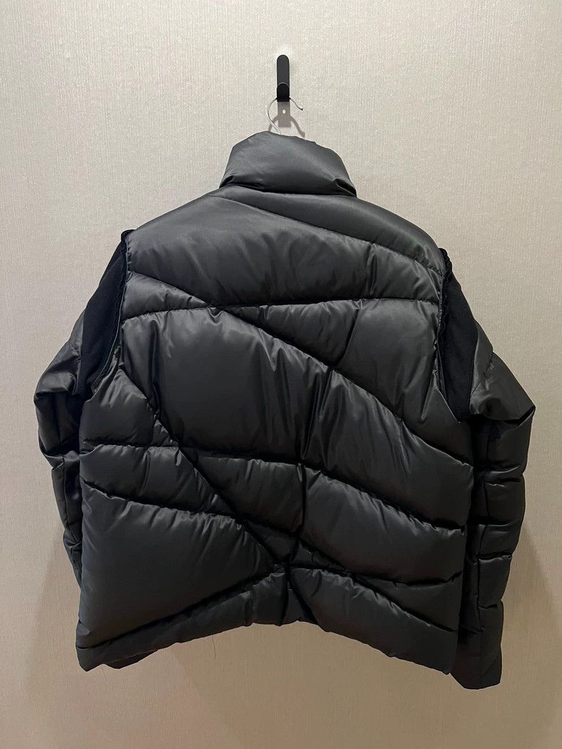 Undercover black irregular down puffer jacket Size US M / EU 48-50 / 2 - 2 Thumbnail