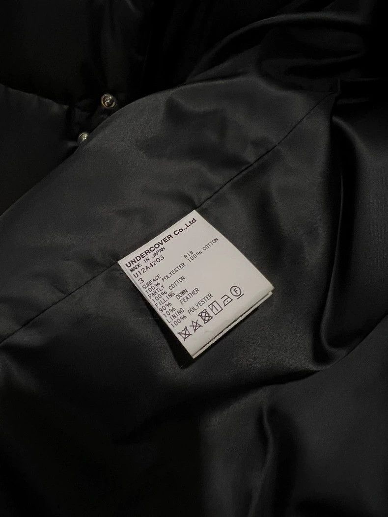 Undercover black irregular down puffer jacket Size US M / EU 48-50 / 2 - 3 Thumbnail