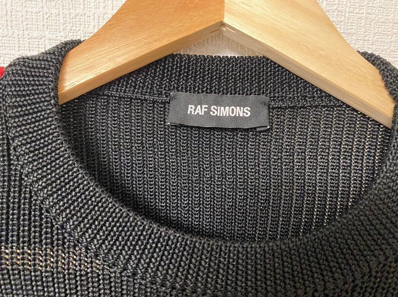 Raf Simons raf simons black knit sweater for men Size US S / EU 44-46 / 1 - 4 Thumbnail