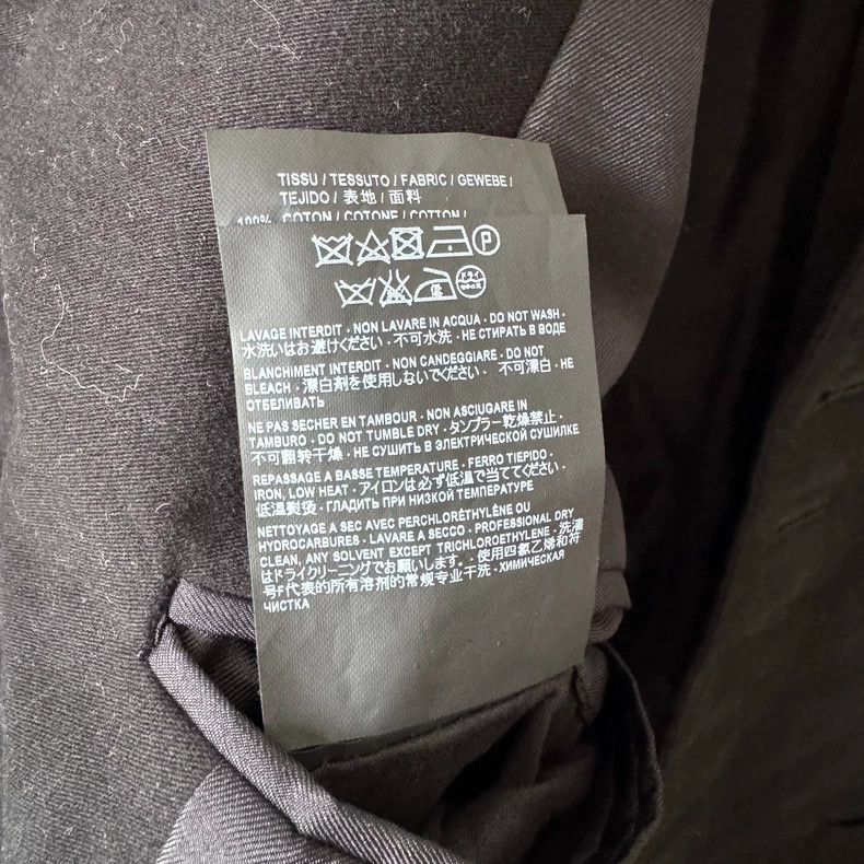 Yves Saint Laurent Saint Laurent Black Courtyard Jacket with Silver Buttons Size US L / EU 52-54 / 3 - 6 Thumbnail