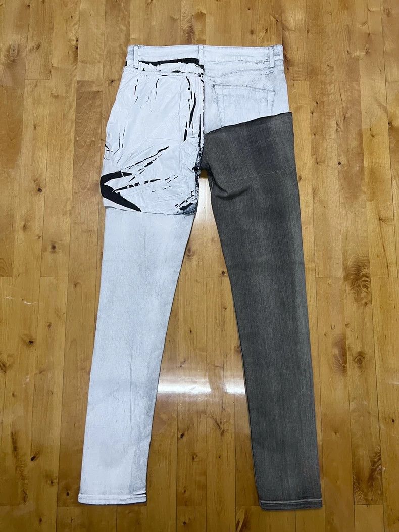 Rick Owens rick owens ro ss20 patchwork denim pants Size US 32 / EU 48 - 2 Thumbnail
