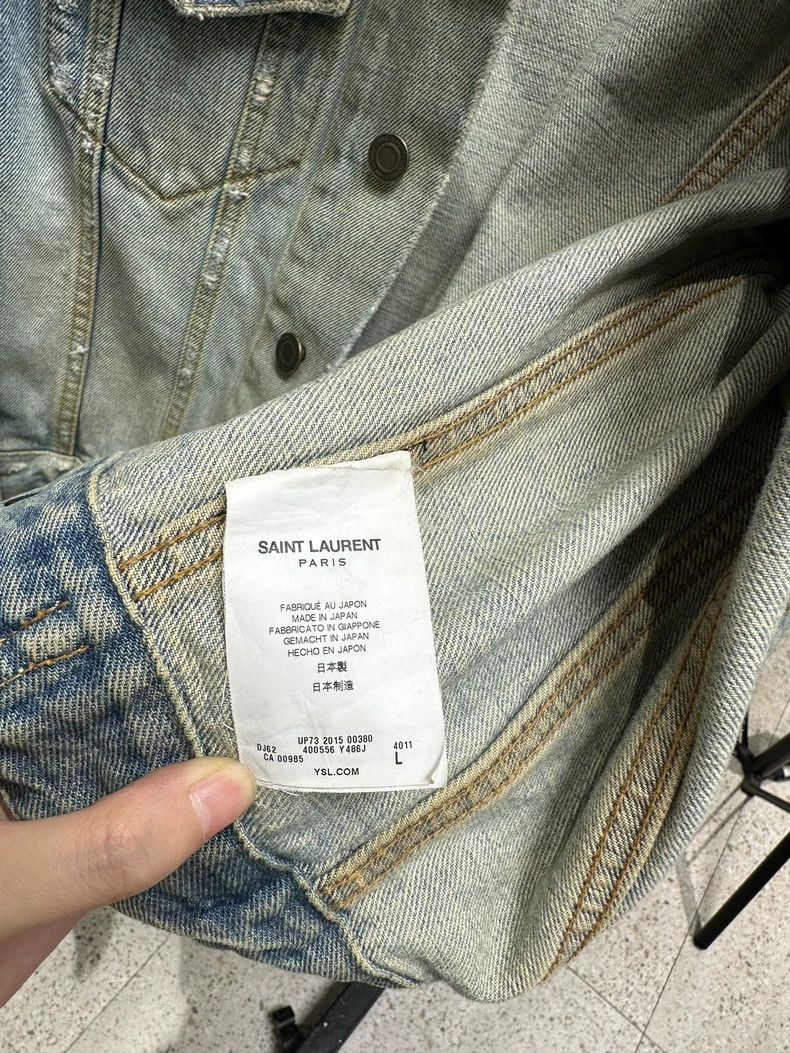 Kapital stylish distressed denim jacket with pockets Size US L / EU 52-54 / 3 - 4 Thumbnail