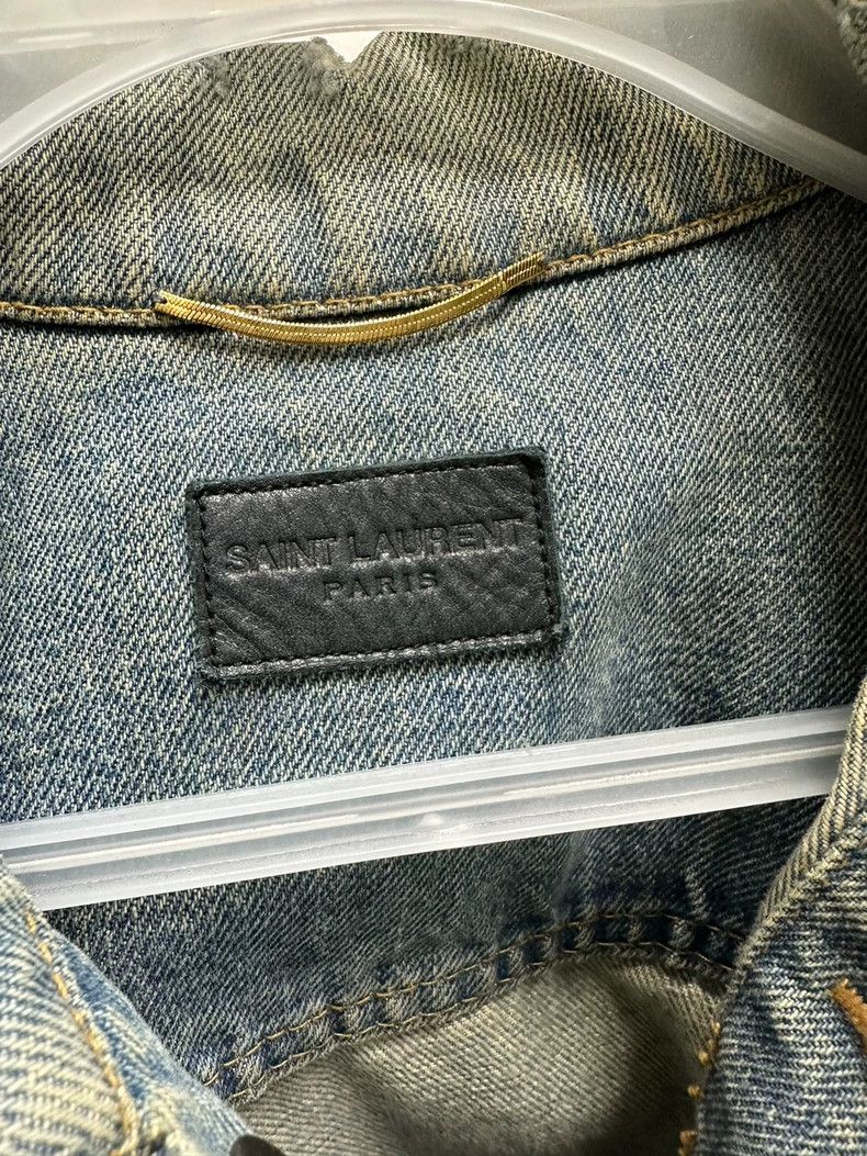 Kapital stylish distressed denim jacket with pockets Size US L / EU 52-54 / 3 - 3 Thumbnail