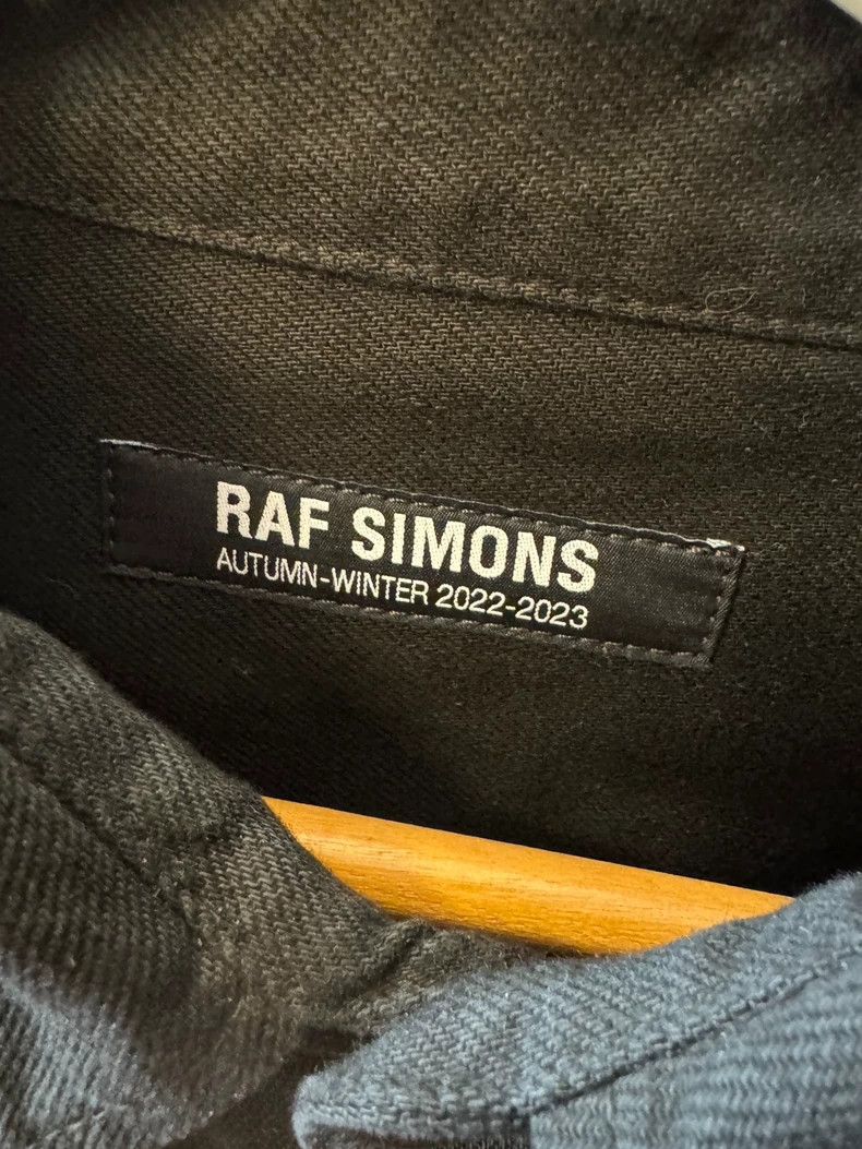 Raf Simons raf simons oversized black shirt jacket Size US L / EU 52-54 / 3 - 4 Thumbnail