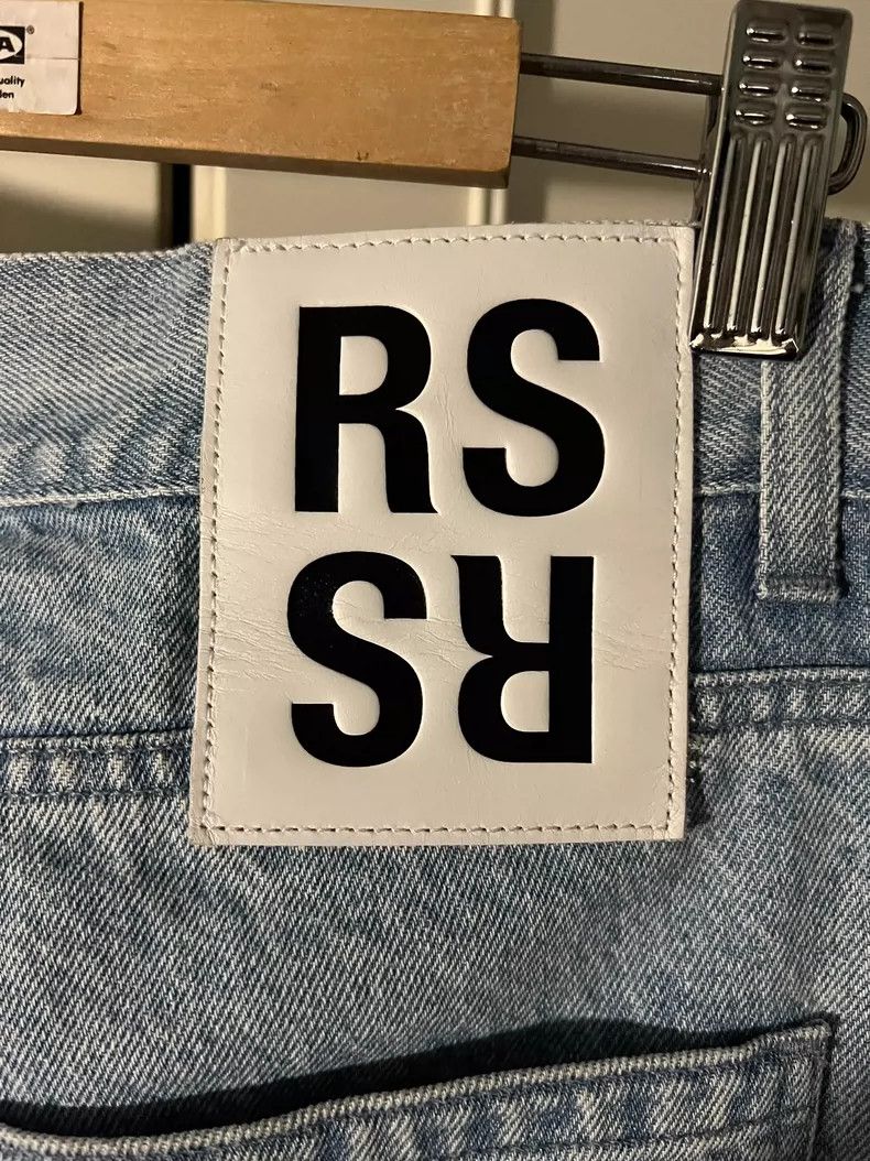 Raf Simons raf simons light blue distressed denim pants Size US 30 / EU 46 - 6 Thumbnail